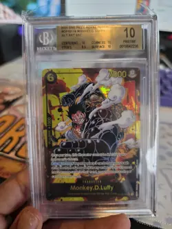 BGS 10 Monkey D. Luffy (Alt Art) Royal Blood OP10-118 EN One Piece - Image 1