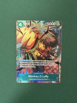 One Piece - Monkey D. Luffy - PRB02-005 - SR Alt Art English - Image 1