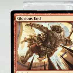 MTG Magic the Gathering Card AKH 133/269 Glorious End LP - Image 2