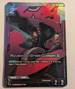 Gundam Card Game - GD02-058 -Ryusei-Go (Graze Custom II)(Newtype Challenge 2026) - Image 1