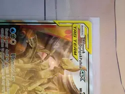 Pokemon TCG Arceus Dialga Palkia GX Card 221/236 Cosmic Eclipse Tag Team - Image 3