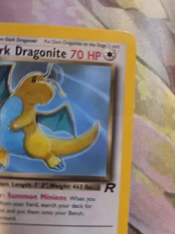 Pokemon Dark Dragonite Team Rocket Rare English 22/82 2000 Card - Image 2