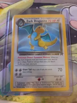 Pokemon Dark Dragonite Team Rocket Rare English 22/82 2000 Card - Image 5