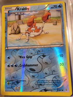 Reverse Holo Foil Krabby # 21/83 Generations Set Pokemon Cards NM/MINT - Image 1