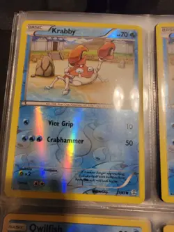 Reverse Holo Foil Krabby # 21/83 Generations Set Pokemon Cards NM/MINT - Image 2