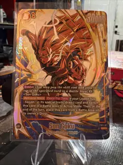 Bandai Dragon Ball Super Card Game Son Goku FS11-07 SR⭐Foil Battle 30000 - Image 4