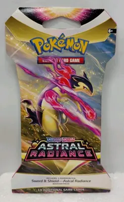 Sealed Pokemon TCG Card Astral Radiance Sleeved Booster Pack Sword & Shield - Image 1