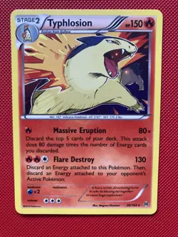 Typhlosion 20/162 Cosmos Holo Rare XY Breakthrough 2015 - Pokemon Card TCG - NM - Image 1