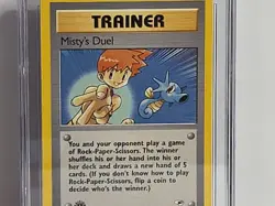 Pokemon Gym Heroes 1st Edition WOTC #123 Misty's Duel 2000 CGC 8.5 Graded Card - Image 3