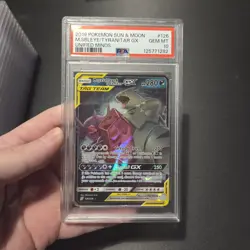Pokemon Card Mega Sableye & Tyranitar GX 126/236 Unified Minds Tag Team - PSA 10 - Image 1