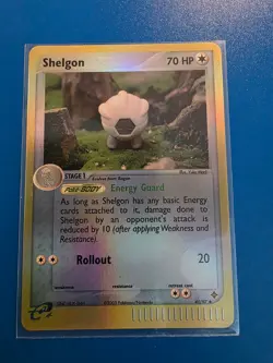 Shelgon 41/97 2003 EX Dragon Pokemon Card TCG Yuka Morii Reverse Holo - Image 1