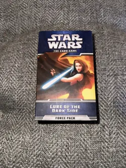 FANTASY FLIGHT LCG STAR WARS LURE OF THE DARK SIDE FORCE PACK CARD GAME EXP. MIP - Image 1
