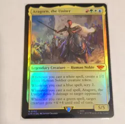Aragorn, the Uniter MTG LOTR Mythic Legendary #192 FOIL - Near Mint - Image 1