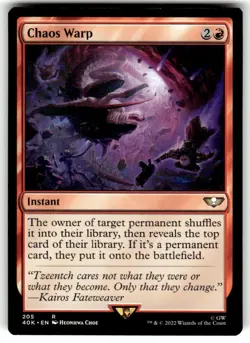 Chaos Warp Universes Beyond: Warhammer 40000 Regular MTG - Image 1