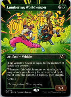Lumbering Worldwagon (Borderless) English Aetherdrift R 316 - Image 1