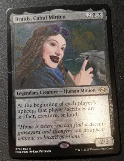 Braids, Cabal Minion - Etched Foil - MH2 - MTG - EN - NM - 273/303 - Image 1