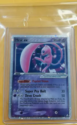 The Pokemon Company Mew ex 100/110 EX Holon Phantoms Holo Ultra Rare 2006 90HP - Image 1