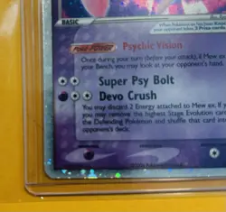 The Pokemon Company Mew ex 100/110 EX Holon Phantoms Holo Ultra Rare 2006 90HP - Image 2