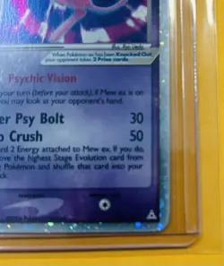The Pokemon Company Mew ex 100/110 EX Holon Phantoms Holo Ultra Rare 2006 90HP - Image 3