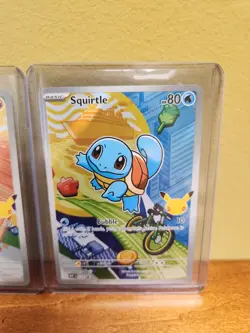 Pokemon First Partner Illustration Collection Series 1 Kanto Gen 1 Starters NM - Image 4