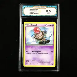 TQG 8.5 NM-MT+ 2016 Pokemon ENG Spoink #XY-FC 30/124 C - Image 1