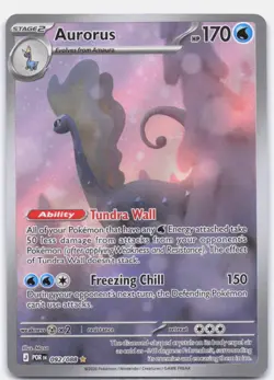 Aurorus Illustration Rare 092/088 Holo Perfect Order Pokemon Near Mint - Image 1