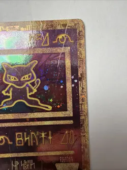 Pokemon the Movie 2000 Ancient Mew Promo Card damaged - Image 4