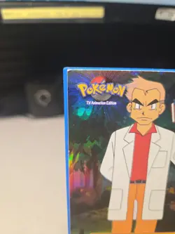 Pokemon 1999 Topps TV Animation Edition Card Foil Holo TV7 Professor Oak Rare - Image 5