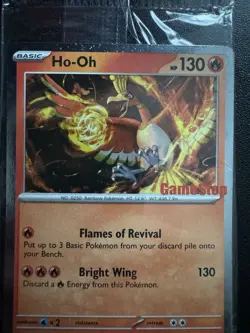 GameStop Stamped PROMO Ho-Oh 010/086 Pokemon TCG trading cardSEALED - Image 4