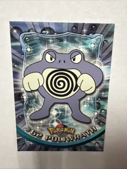 Poliwrath - Pokemon - #62 - Topps - TV Animation Edition Black NM - Image 1