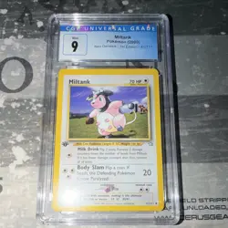 Pokemon TCG CGC 9 Miltank Neo Genesis 1st Edition 41/111 EN 70HP 2000 - Image 1