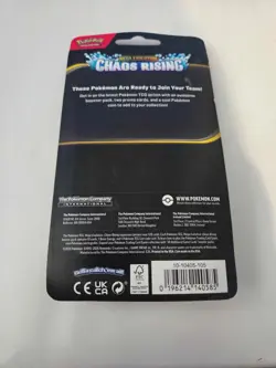 Pokemon Chaos Rising Blister Single Pack Moltres, Reshiram / Sealed / New - Image 2