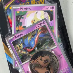 Pokemon Chaos Rising Mimikyu & Zacian Checklane Blister Booster Pack NEW Sealed - Image 4