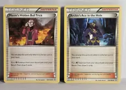 Archie's Ace in the Hole & Maxie's Hidden Ball Trick XY Primal Clash Pokemon TCG - Image 1