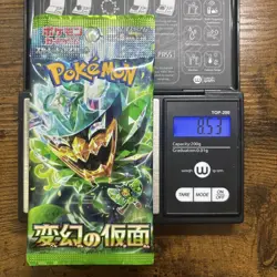 Heavy 8.53g Pokemon Sealed Mask of Change SV6 Japanese Booster Pack US Seller - Image 1