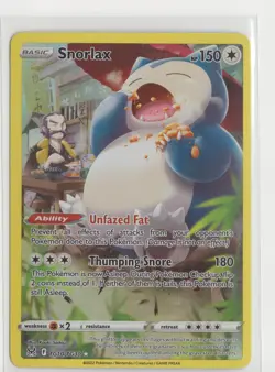 Pokemon TCG Snorlax TG10/TG30 Lost Origin Trainer Gallery Holo Nm - Image 1