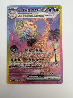 The Pokemon Company Alolan Exeggutor ex 242/191 Surging Sparks SIR Holo EN - Image 1