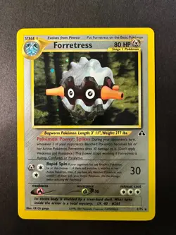 Pokemon TCG - Forretress 2/75 Holo Rare - Neo Discovery NM - Image 1