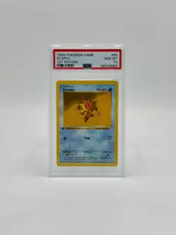 Pokemon Base Set 65/102 Staryu 1St Edition Shadowless PSA 10 - Image 1