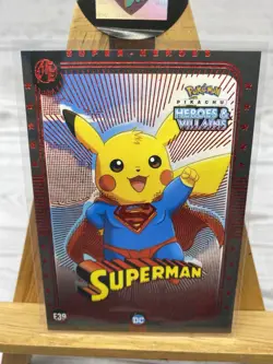 Pikachu as Cosplay Superman Box Hit Heroes & Villains Non- Pokemon / DC Fan Art - Image 2