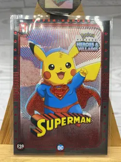 Pikachu as Cosplay Superman Box Hit Heroes & Villains Non- Pokemon / DC Fan Art - Image 3