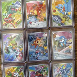 Pokemon First Partner Illustration Series 1 Collection - Complete Full Set Of 9 - Image 3