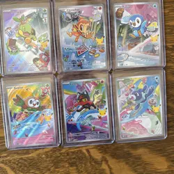 Pokemon First Partner Illustration Series 1 Collection - Complete Full Set Of 9 - Image 4