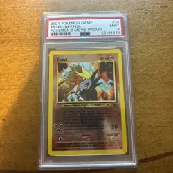 Pokemon TCG Entei Wizards Black Star Promos 34 Holo Promo Promo PSA 9 - Image 1