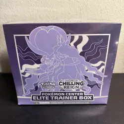 Pokemon TCG Chilling Reign ETB Elite Trainer Box 820650809712 - Image 1