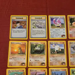 Pokemon TCG Nintendo 2000 Gym Heroes Brock Lot 15 Unlimited English - Image 2