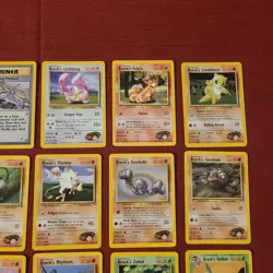 Pokemon TCG Nintendo 2000 Gym Heroes Brock Lot 15 Unlimited English - Image 3