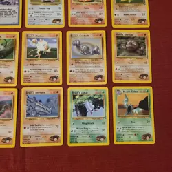 Pokemon TCG Nintendo 2000 Gym Heroes Brock Lot 15 Unlimited English - Image 4