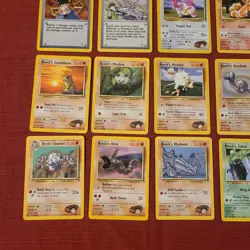 Pokemon TCG Nintendo 2000 Gym Heroes Brock Lot 15 Unlimited English - Image 5