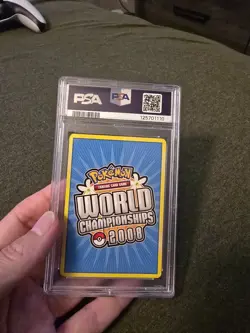 2008 POKEMON WORLD CHAMPIONSHIPS PROMO EMPOTECH #101 MEW-GOLD STAR PSA 5 - Image 3